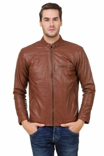 Men Pu Leather Jacket - Design: .