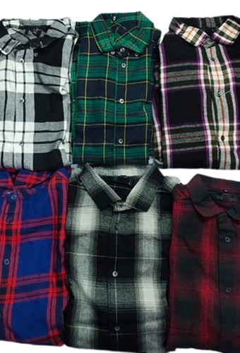 Mens Stylish Check Shirt - Cotton Material, Sizes XS-XXXL, All Colors Available | Breathable, Washable, Full Sleeves, Modern Regular Fit