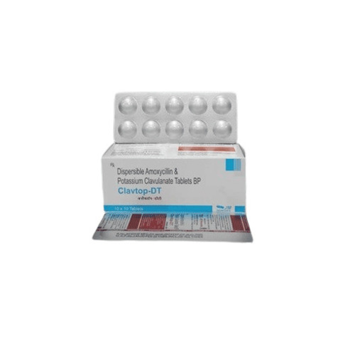 Amoxicillin Potassium Clavulanate - Dispersible Tablets BP, 100% Pure, Clinically Proven, Free from Harmful Chemicals, 100% Safe, No Side Effects