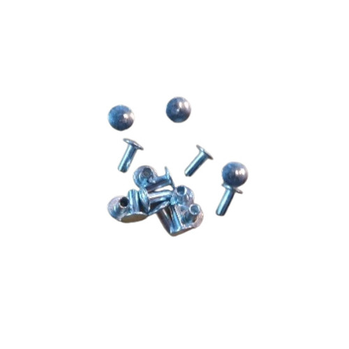 Hollow Aluminium Rivets - Round Shape, Polished Finish | Rust Proof, Corrosion Resistant, Ideal for Industrial Fitting Use