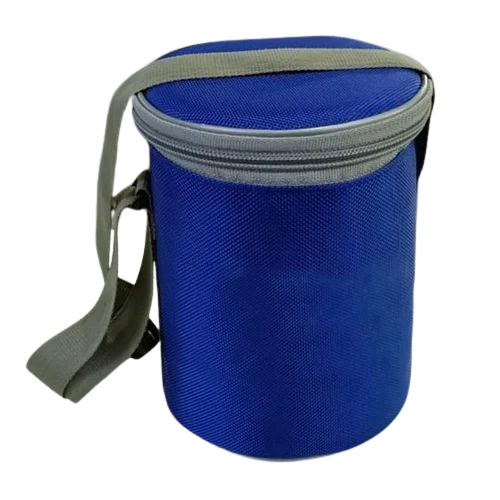 Lunch Bags - Canvas, Customized Size, Blue Color | Lightweight, Washable, Antistatic, Button Closure