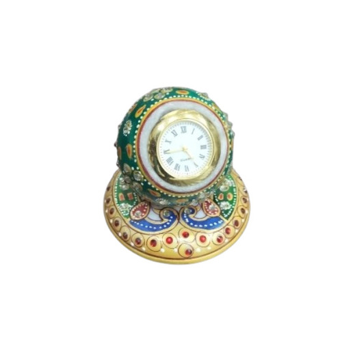 Marble Handicrafts Table Clock