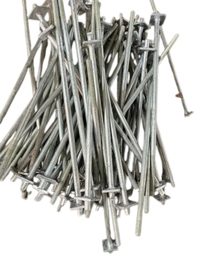 Ms Foundation Bolt - Diameter 7 mm, Silver Polished Finish | Rust Proof, Quenched Heat Treatment, Electrophoresis Surface Treatment