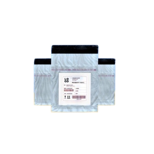 Plastic Courier Bag - 51 Micron Thickness, Corrosion Resistant Material | Plain and Printed Designs for Courier Applications, Available in White and Black