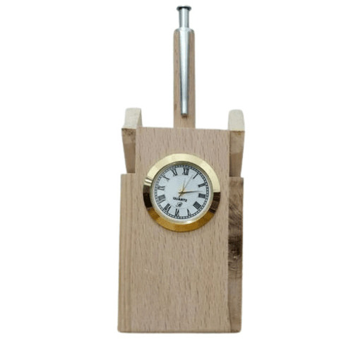 Wooden Pen Stand - Material: Wood