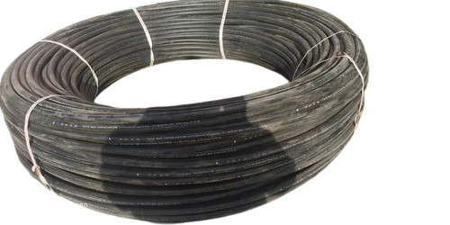 Hdpe Coil Pipe - 12 Meter Length Black Color | Round Shape Durable Fine Finished Long Lasting Socket Joint