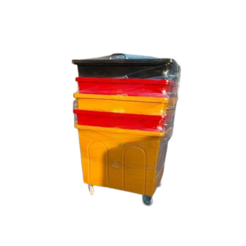 Industrial Hdpe Plastic Dustbins - Color: Green/ Blue/ Red