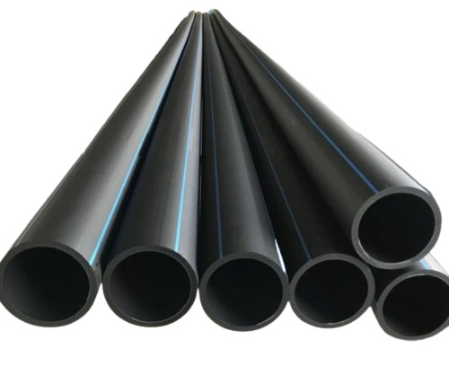 Underground HDPE Water Pipe - Round Shape, Fine Finished, Durable Material | Black Color, Socket Joint, 1-Year Warranty