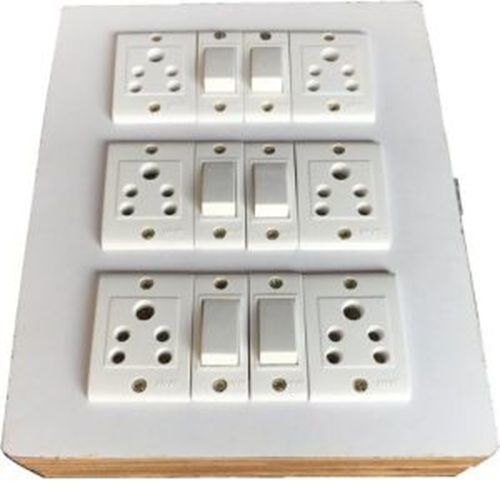 Electrical Switch Board - Color: White