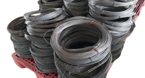 Grey Binding Wire - Insulation Material: Silver