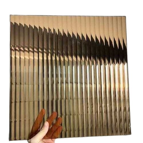 Patterned Glass - Rectangular Tested for Quality Assurance | Decorative Flat Glass with Unique Pattern Design