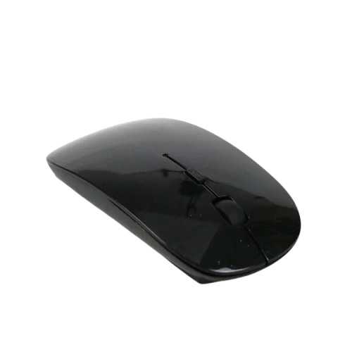 Wireless Mouse - ABS & MS Material, Bluetooth Interface, Right Hand Orientation, Black Color, Lightweight & Easy to Operate Design, Portable & User-Friendly