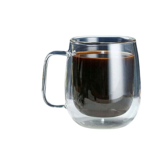 Glass Coffee Mugs - Color: Transparent