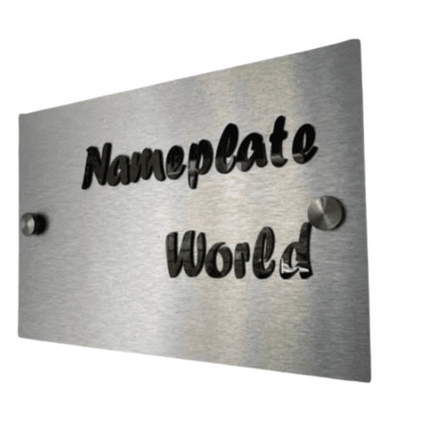 Metal Name Plates - Material: Aluminum/Alloy