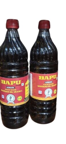 Pure Mustard Oil - Crude, 1 Litre | 100% Pure, Long Shelf Life, Easy to Digest, Hygienically Packed, Quality Tested