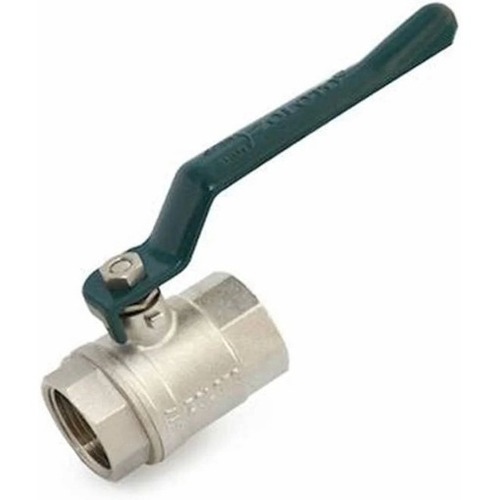 Solid Ball Valve - Galvanized Metal Standard Size Polished Finish | Corrosion and Rust Resistance Easy to Install Higher Strength for Water Applications