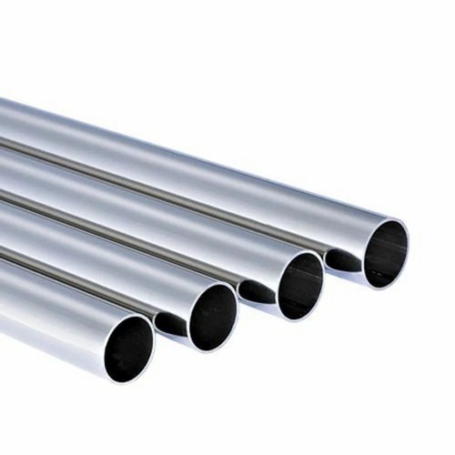 Stainless Steel Round Pipe - Galvanized, Manual Polish Finish, Higher Strength | Superior Durability, Corrosion & Rust Resistance, Easy to Install