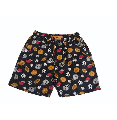 Men's Multicolor Cotton Shorts - Large Size , Breathable Fabric with Elastic Waistband for Comfort and Style