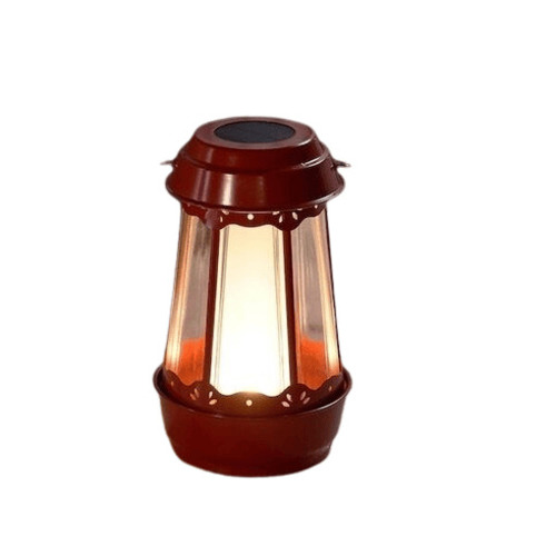 Led Solar Table Lamp - Ceramic, Standard Size, Multicolor | Portable, Energy Efficient, Easy to Install, Shock & Heat Resistant
