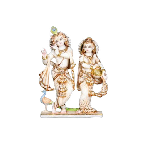 Marble Radha Krishna Statue