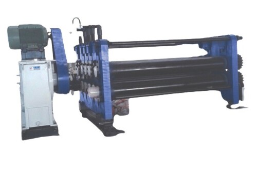 Metal Sheet Straightening Machine - Color: Blue