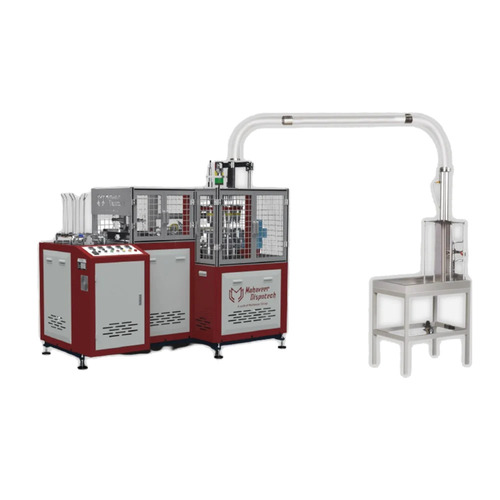 Three Phase High Speed Automatic Paper Cup Making Machine - Color: Multicolor