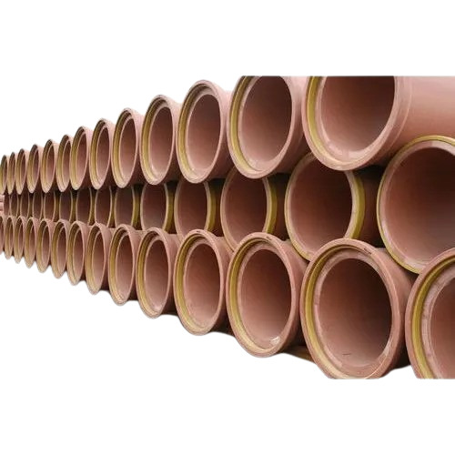 Concrete Sewer Pipes - Very Good Quality, Fine Finished Long Lasting Light Brown Color | Socket Joint Connection, Round Shape, 1 Year Warranty