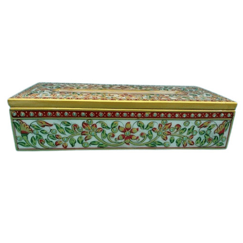 Marble Box - Polished Sandstone Rectangular Shape Multi-Color Variants | Superior Water and Crack Resistance Customizable Material and Packaging for Home Decoration
