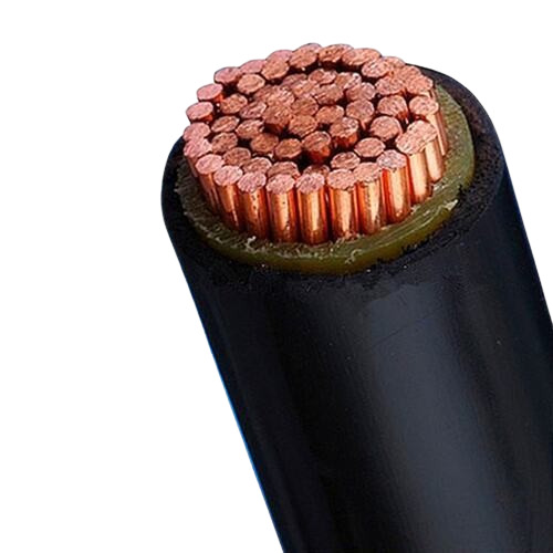 Pvc Copper Cable - Durable Electric Insulated Black 1 Year Warranty | Fine Quality, Very Good Condition, Industrial Function