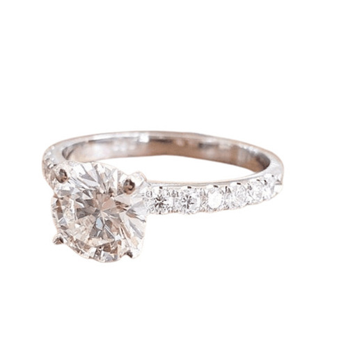 Solitaire Diamond Rings - Color: ---------------------