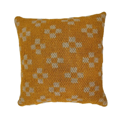 Cushion Cover - 100% Cotton & Satin Fabric 13x36 Inch Orange - Breathable Lightweight Quick Dry Easy Washable Portable & Reusable