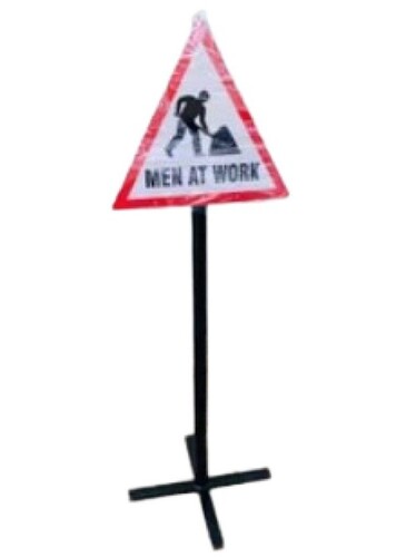 Men At Work Road Safety Signage - Color: Multi Color