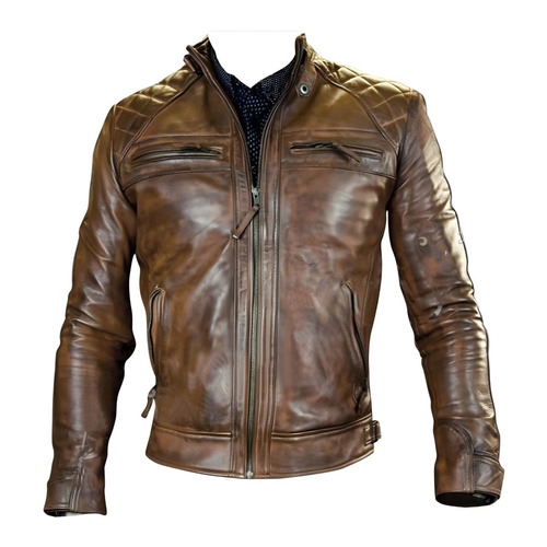 Mens Leather Jackets - Color: Multi