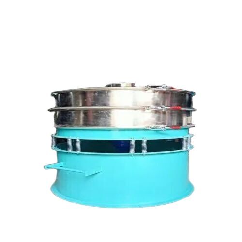 Steel Circular Gyro Screen Machine - Color: Silver
