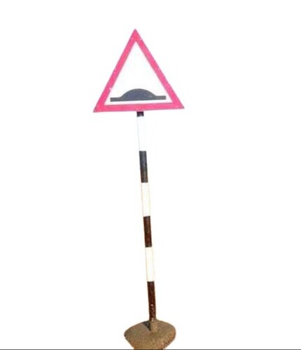 Triangular Highway Sign Board - Material: Metal