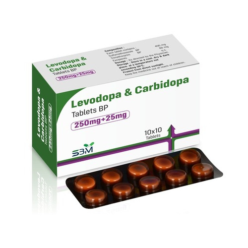 Levodopa & Carbidopa Tablets 250mg+25mg