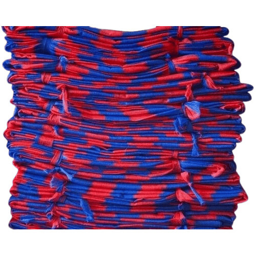 Mandap Decoration Net - Printed Design Standard Size Easy to Clean | Blue & Red Color Perfect for Valentine's Day Celebrations Machine Made