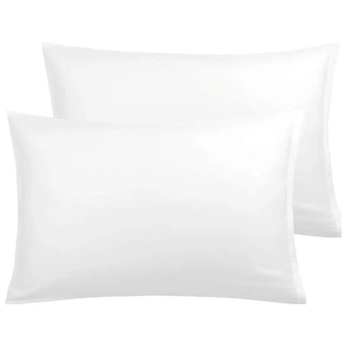 White Cotton Pillow Cover - Color: Any