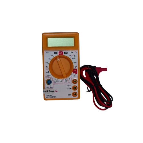 Digital Multimeter 7A - Color: Yellow