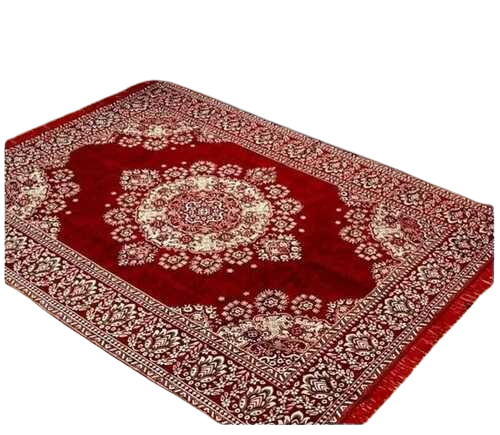 Bedroom Carpets - Cotton, Rectangular Shape, Printed Kashmiri Design | Washable, Light Weight, Easy to Clean, Quick Drying, Customized Sizes