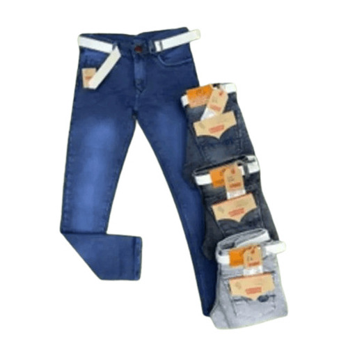 Mens Jeans - Denim, Waist Sizes 28-42, Button & Zipper Fly | Anti-Wrinkle, Breathable, Quick Dry, Machine Washable, Regular Fit, Plain Dyed