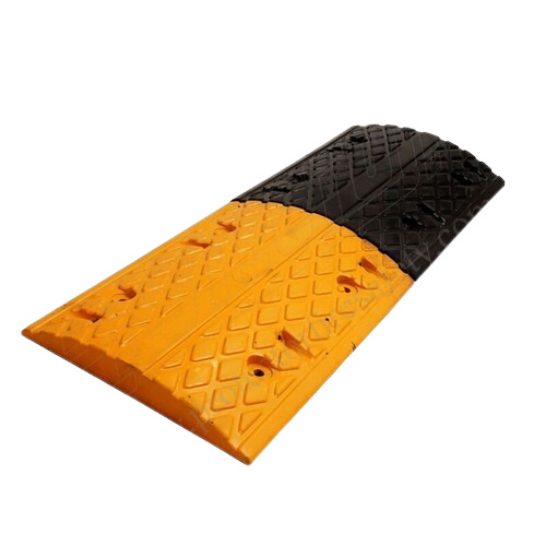 Rubber Speed Breaker  - Color: Black-Yellow