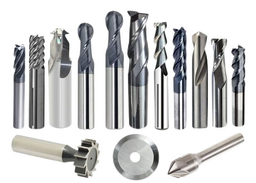 Solid Carbide Cutting Tools - Color: Silver