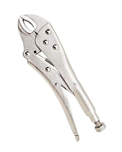 Mild Steel Grip Plier - Stainless Steel, Silver | Strong Grip Force, Corrosion-Resistant Coating, Lightweight, Ergonomic Anti-Slip Handles, Long-Lasting Performance