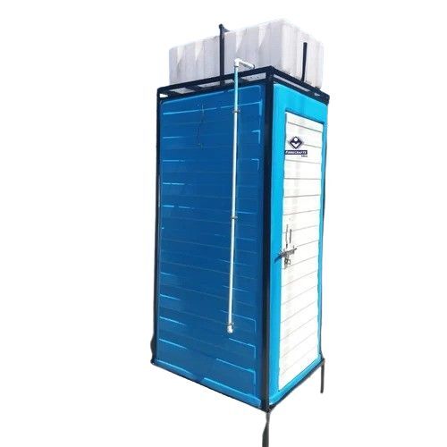 White And Blue Portable Toilet - Color: Customised