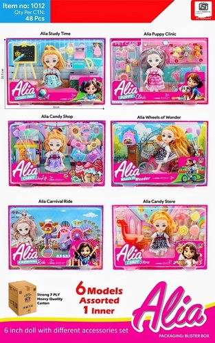 1012 6 Inches Alia Doll Available In 6 Models