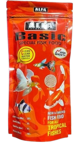 Fish Food Packaging Pouch - LDPE Material, Multi Layer Lamination, Multicolour | Side Gusseted Pouch Design for Enhanced Durability