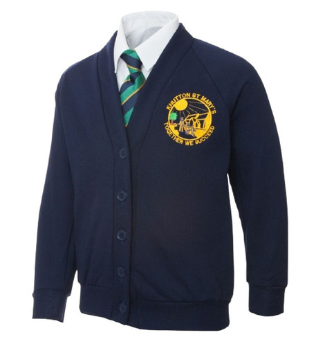 School Uniform Cardigan Sweater - Feature: ]