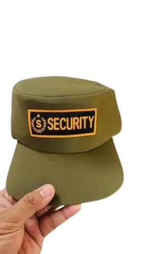 Security Caps - Cotton, One Size Fits All, Green | High-Quality Fabric, Comfortable Fit, Breathable Material, Secure Closure, Lightweight, Embroidered Logo, Customizable Design, UV Protection, Stylish Appearance, Easy to Clean, Resistant to Wear