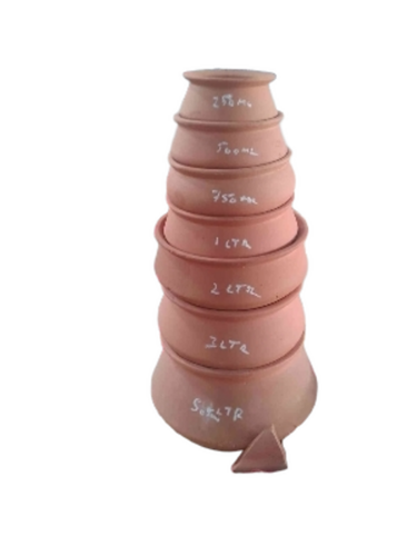 Clay Pots - Capacity: 500 Ml To 3 Litters